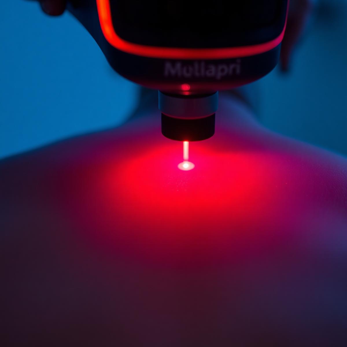 Laser robótico de alta intensidade aplicado em paciente